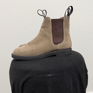 Sebago Taupe Chelsea Ankle Boots